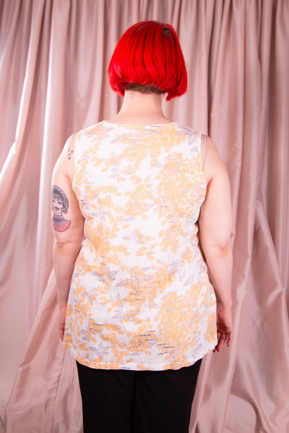 Calvin Klein - White & Peach Tank Top