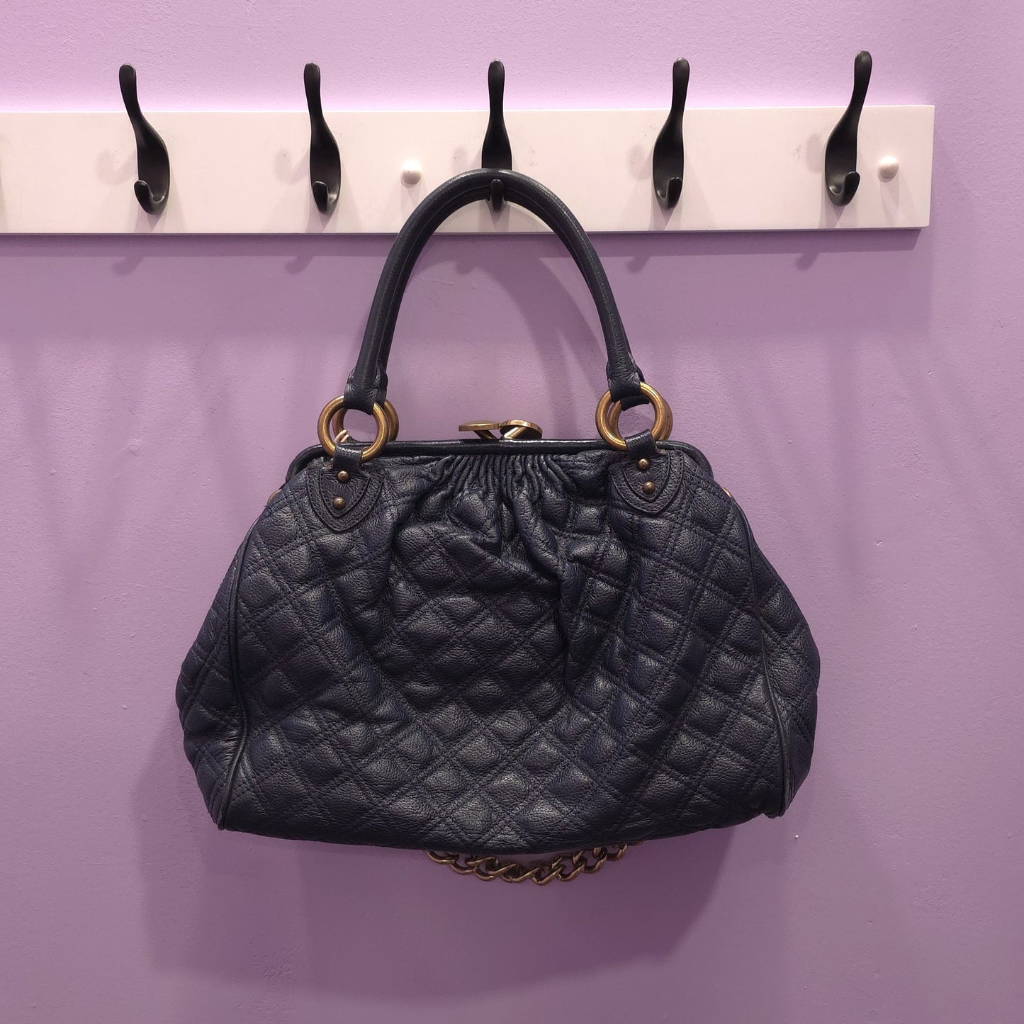 Marc Jacobs Quilted Leather Stam Bag
