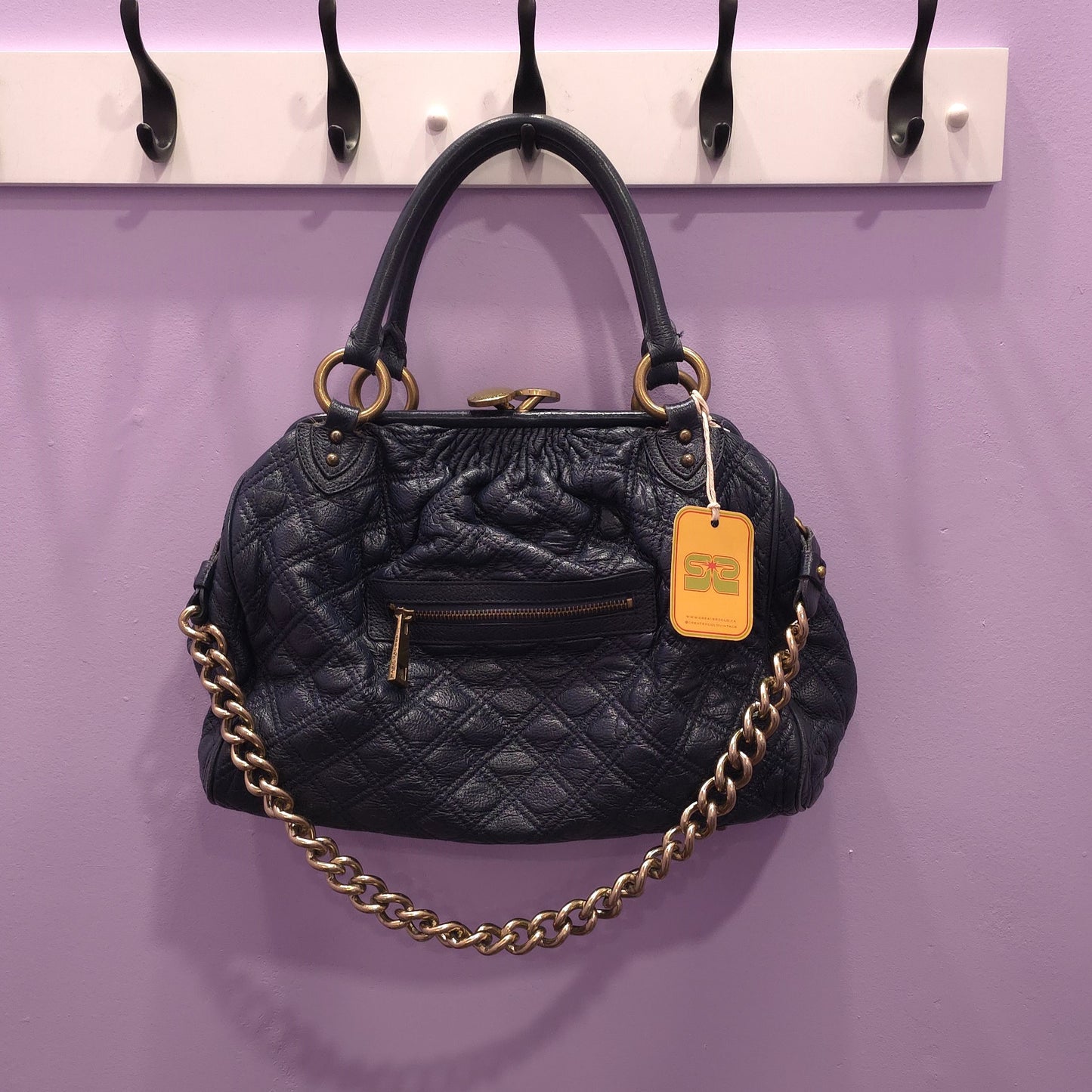 Marc Jacobs Quilted Leather Stam Bag