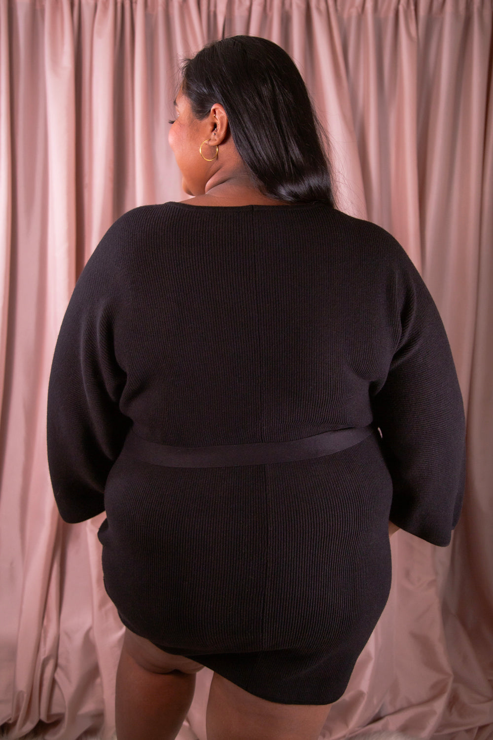 Snag - Black Sweater Dress