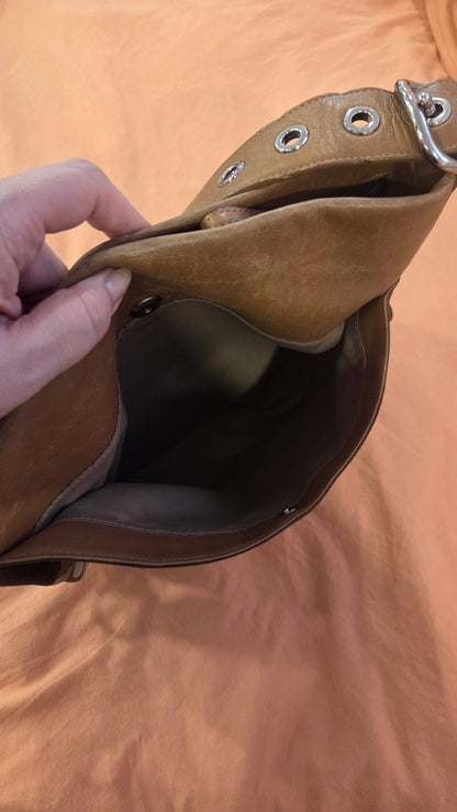 Coach - Wave Patchwork Leather/Suede Shoulder Bag